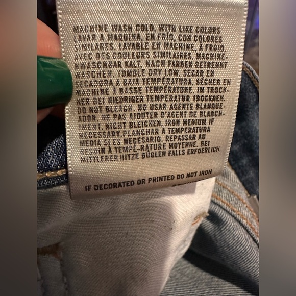 Citizens of Humanity Straight Leg Jeans Elson Mid Rise Medium Wash Denim - Picture 9 of 10